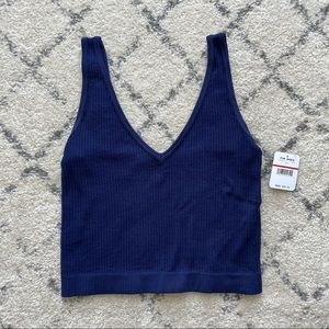 Free People Intimately FP Solid Rib Brami Crop Top